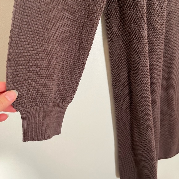 Brown Open Front Cardigan - Picture 4 of 5